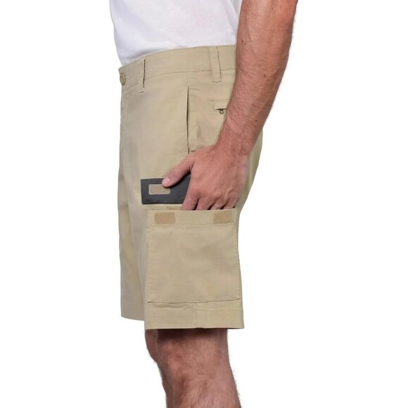 Wearfirst Men’s Classic Fit Stretch Lightweight Cargo Short, Tan, 44 - Picture 5 of 5
